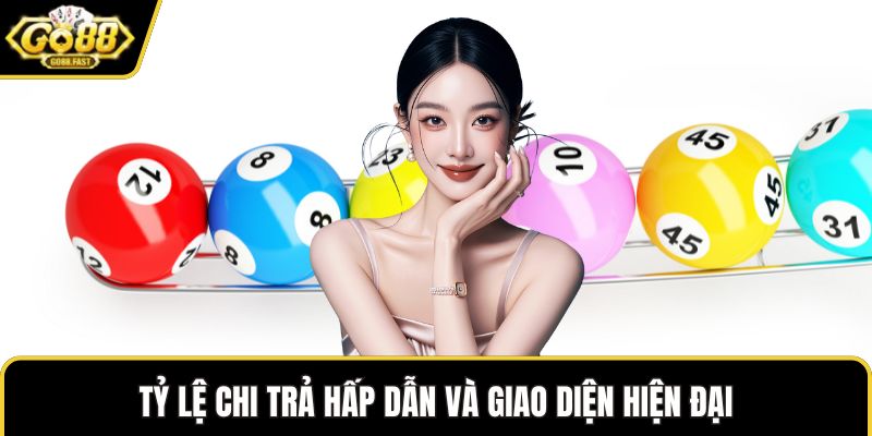 Tỷ lệ chi trả hấp dẫn và giao diện hiện đại